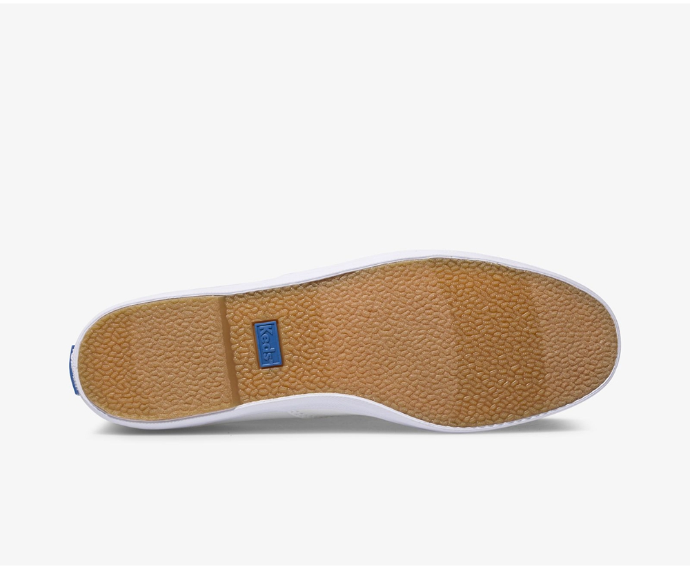 Slip Ons Keds Mujer Blancas - Chillax Basics - 921-VMEXWZ